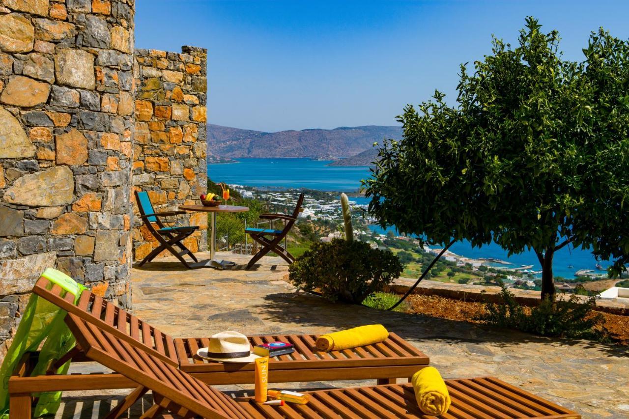 Athina Stunning Elounda View Apartment Екстериор снимка